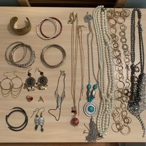 Fun Lot of Boho Mixed Styles Costume Jewelry!